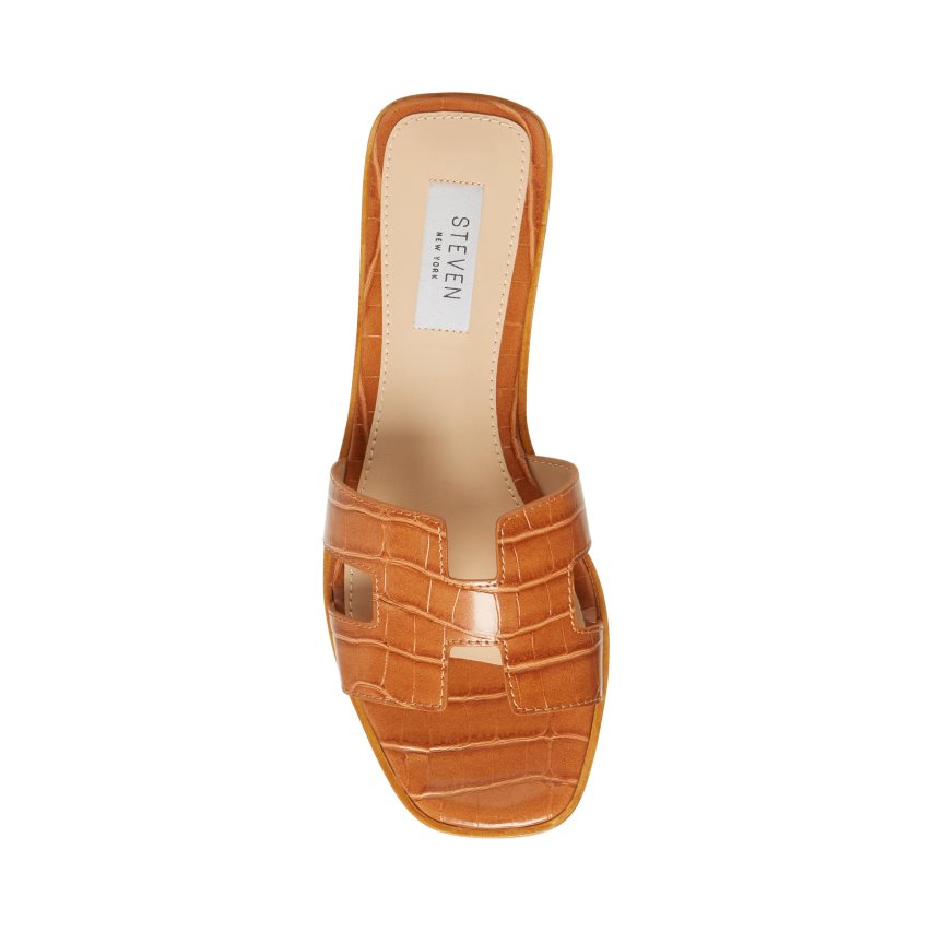 Sandalias de Diapositivas Steve Madden Hadyn Mujer Marrones | ES BV6S9E